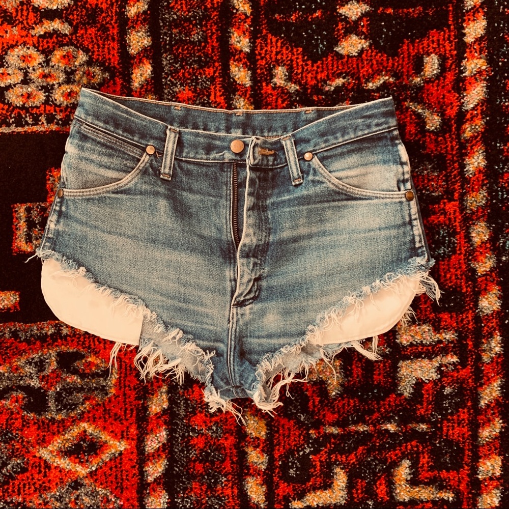 Wrangler High Waisted Jean Shorts